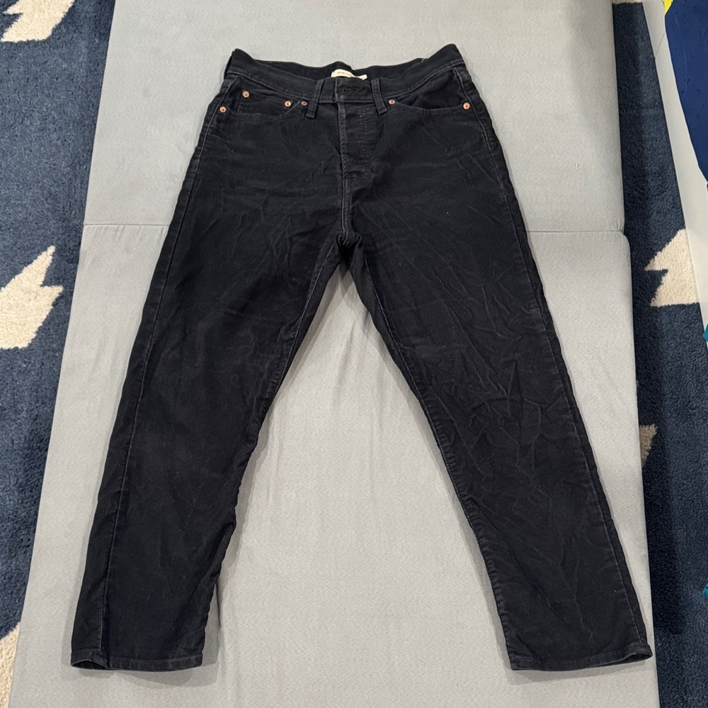 Elegant Black Women's Straight Leg Jeans